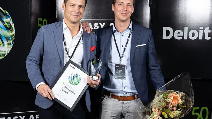 Företaget Global Gaming kammade hem förstapriset i årets Sweden Technology Fast 50