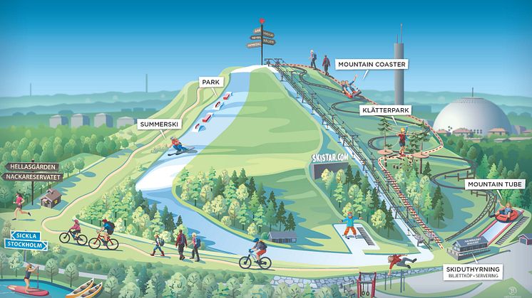 SkiStar öppnar Stockholm Hammarbybacken: välkommen på pressvisning 22 juni