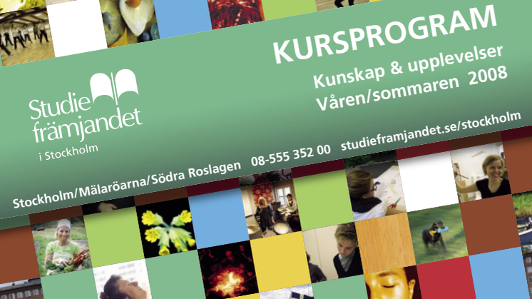 Kursprogram vår & sommar 2008