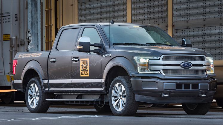 Helelektrisk Ford F-150 pickup prototype