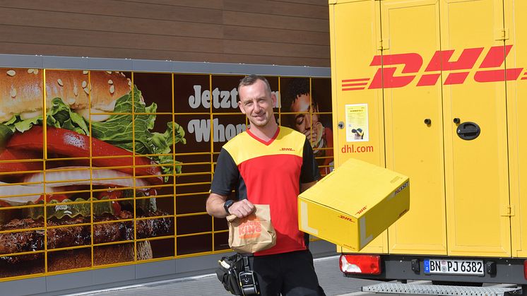 Deutsche Post DHL Group (DHL) und Burger King® schaffen ein neues Serviceangebot für Kunden und Gäste in Deutschland. Foto: Deutsche Post DHL