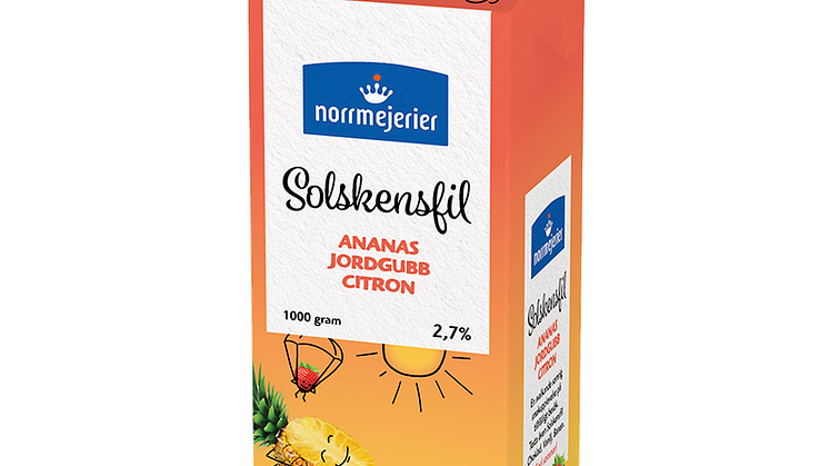 Norrmejerier Solskensfil - Ananas/Jordgubb/Citron