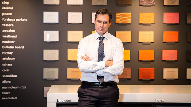 Harald Burgstaller, VD Forbo Flooring Systems
