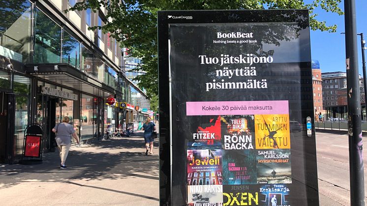 BookBeat Werbung in Helsinki