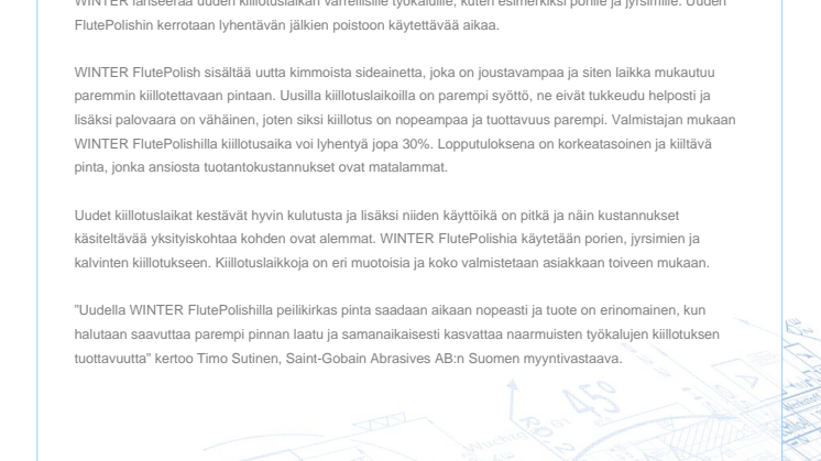 Nopeampi jälkien poisto varrellisista työkaluista