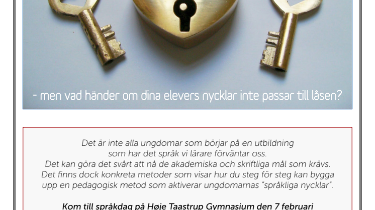 Hålltider konferens Preventing Dropout