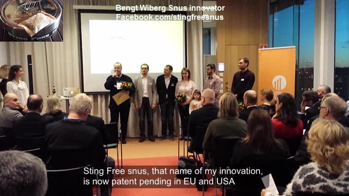 Sting Free snus på 2 minuter - Venture Cup pitch