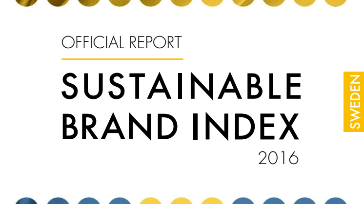 Sustainable Brand Index 2016 - Official Report Sweden