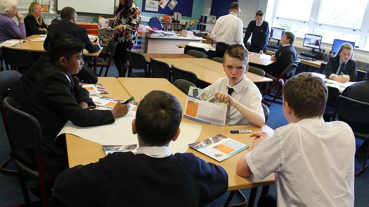 S3 Students at Springburn Academy get to grips with the Money Wise Programme