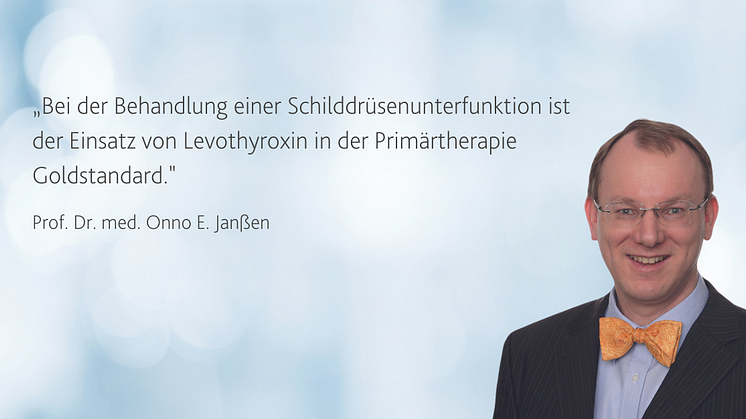 Prof. Onno Janßen im Interview zum Thema Hypothyreosetherapie