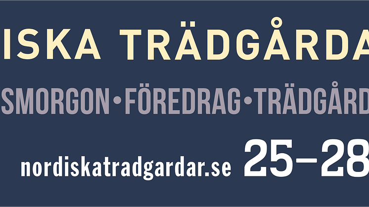 Trädgårdsmässan Nordiska Trädgårdar digital (25-28 mars)