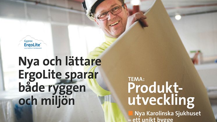 Nytt nummer av kundtidningen Gyproc Solutions