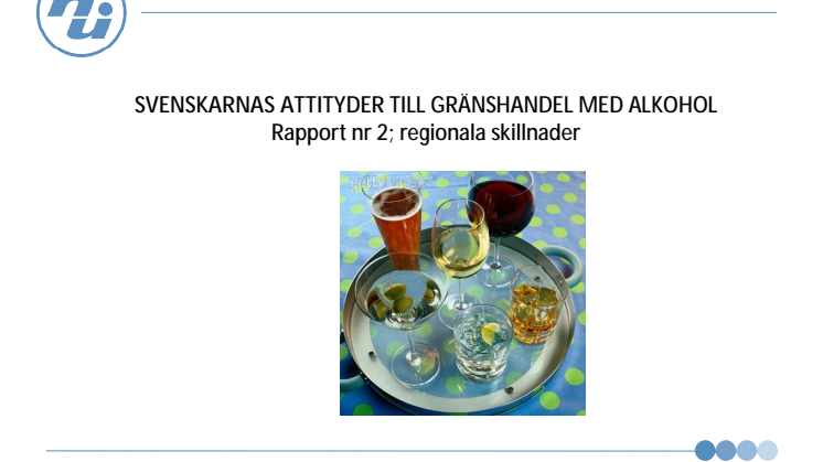 Svenskarnas attityder till alkohol: regionala skillnader