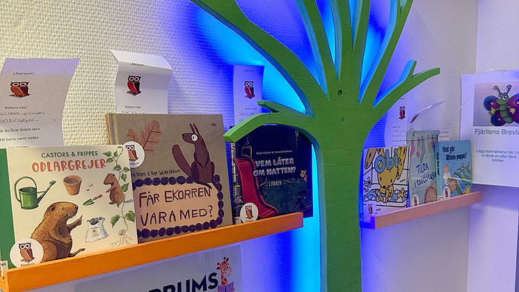 180 nya bibliotek på Borås Stads förskolor