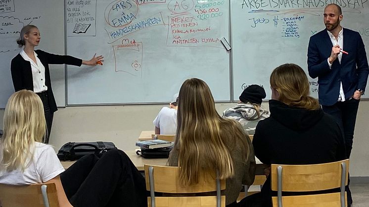 Samverkan mellan elev, skola och arbetsmarknad