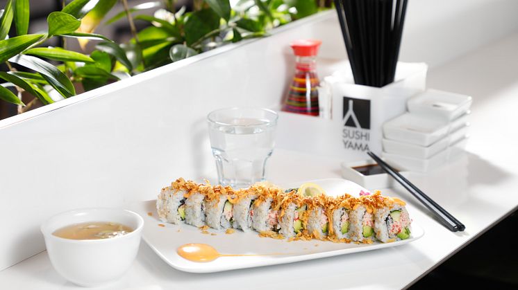 En av Sushi Yamas storsäljare, Crispy California. Foto: Richard Ström
