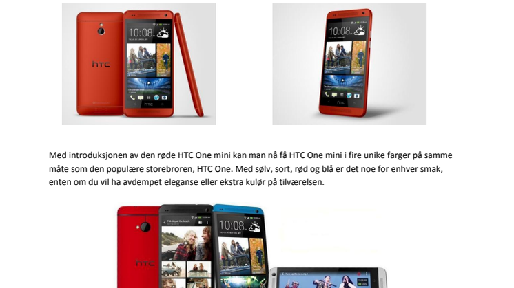 Sett kulør på tilværelsen med HTC One mini