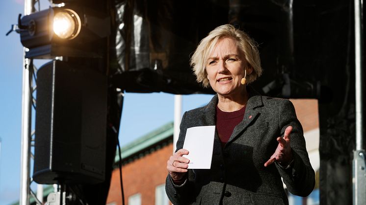 Första spadtaget för nya Humanisten