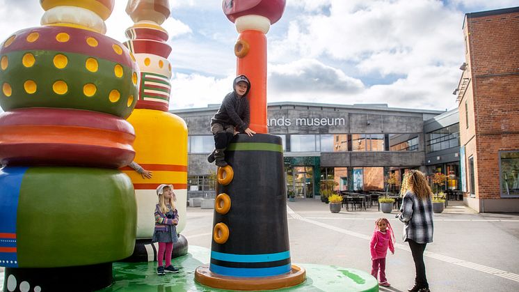 Sörmlands museum exteriör museipark