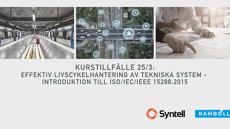 Ny endagskurs inom effektiv livscykelhantering av tekniska system!