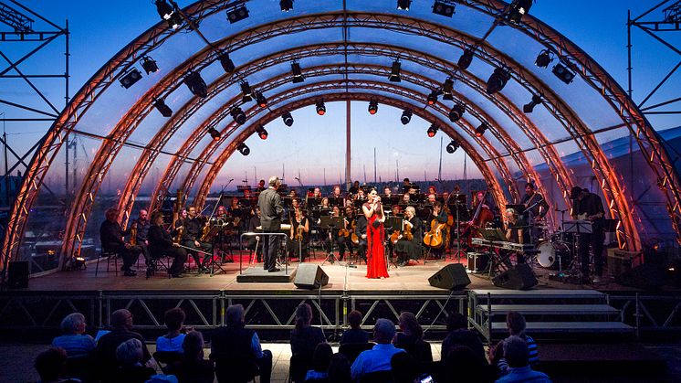 Neuseenland Musikfest - Konzert in der Abenddämmerung - Foto: Sebastian Leyser