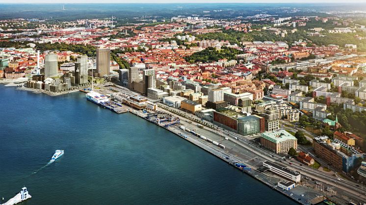 Detaljplanen för Masthuggskajen antagen av kommunfullmäktige i Göteborg