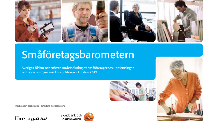 Småföretagsbarometern hösten 2012