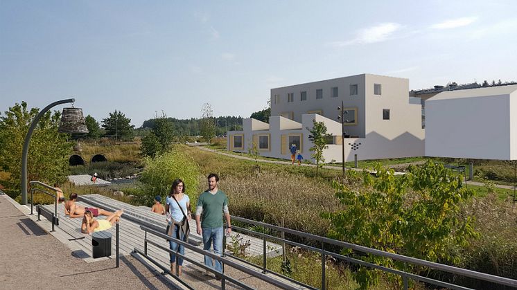 Riksbyggen bygger tekniksmarta radhus i Vallastaden