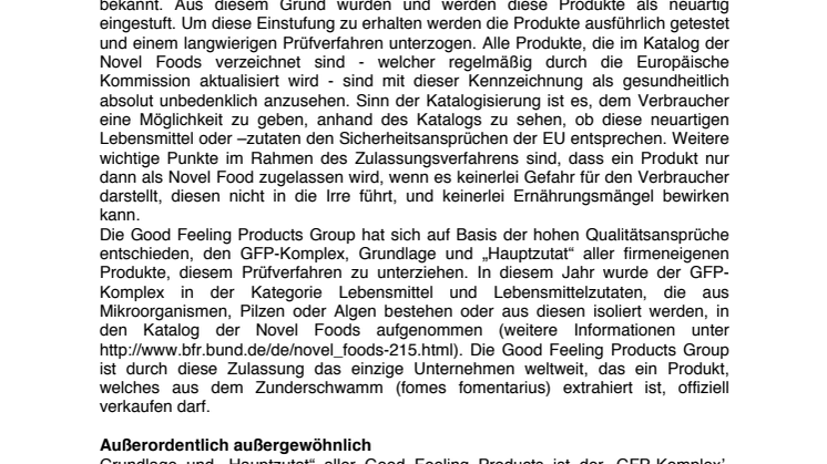 Neuartig und innovativ