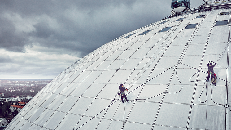 Kärcher Globen från sidan