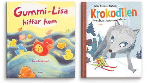 ​Tredje veckan för BOK HAPPY MEAL med böcker av Anna Bengtsson och Hannu Hirvonen/Pia Sakki