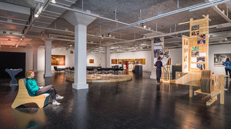 Frederick Kiesler: Visioner i arbete. Med tillägg av Céline Condorelli och sex studentgrupper, 2015. Foto: Jean-Baptiste Beranger