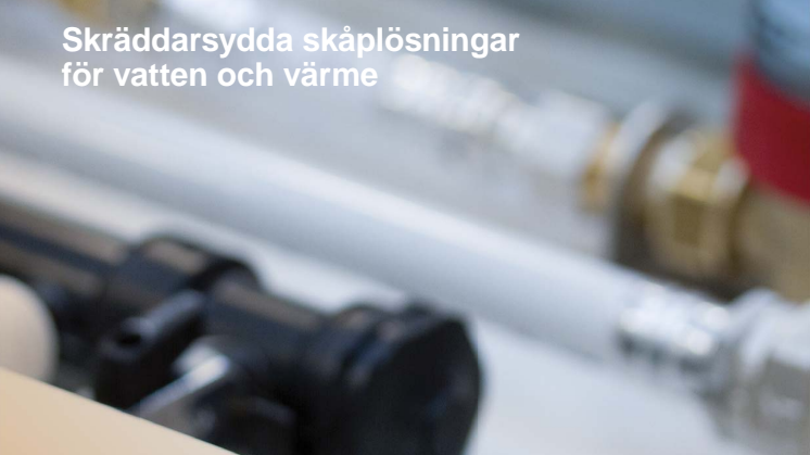 Skräddarsydda skåpslösningar för vatten och värme