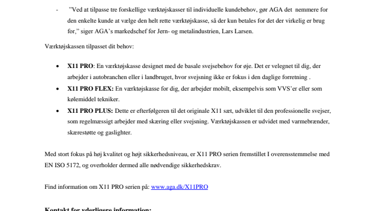 X11 Original introduceres nu som X11 PRO serien