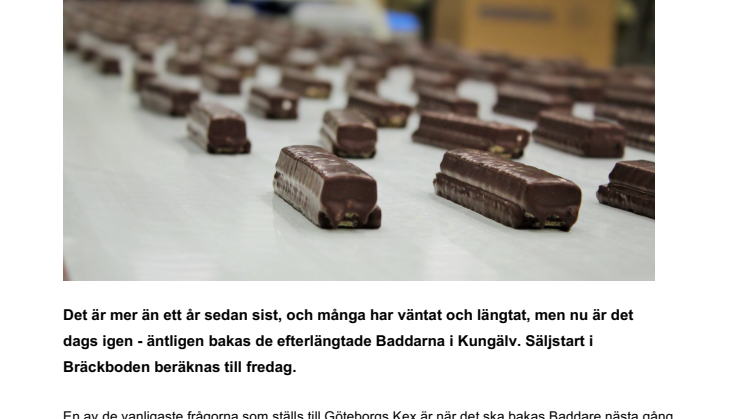 Nu kommer årets första Baddare