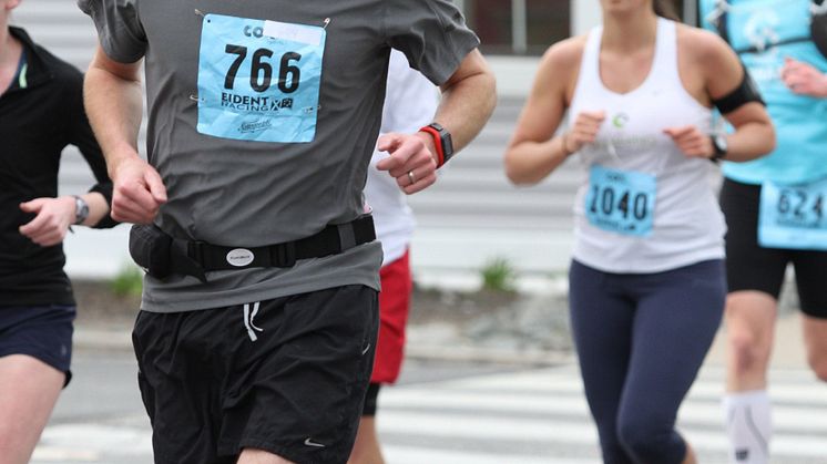 James runs marathon for his Mum