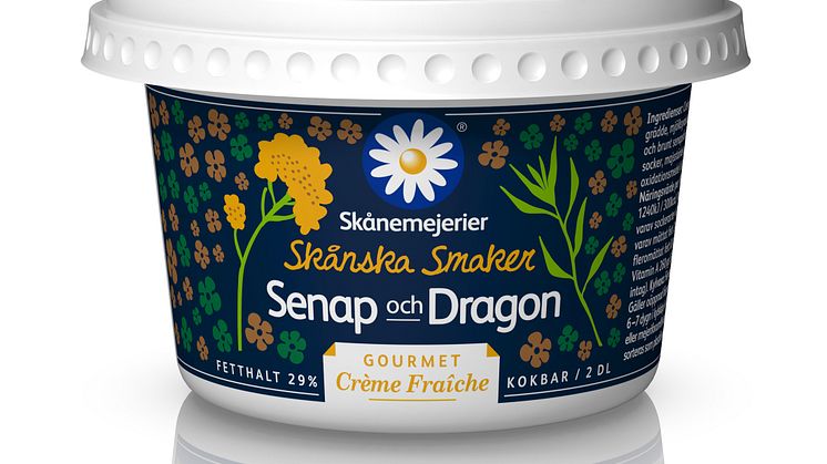 Senap och Dragon – Ny smak på Crème Fraîche Gourmet