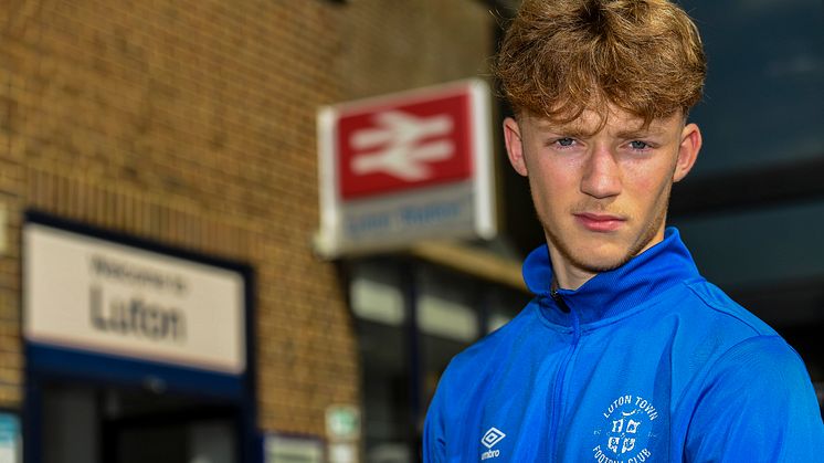 Luton Town FC academy players score free rail passes