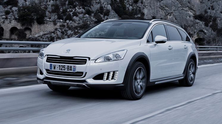 Peugeot leder loppet mot låga koldioxidutsläpp - Peugeot 508 RXH