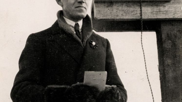 Sven Jerring premiärsände Vasaloppet 8 mars 1925. På söndag 8 mars 2015 är det 90 år sedan!