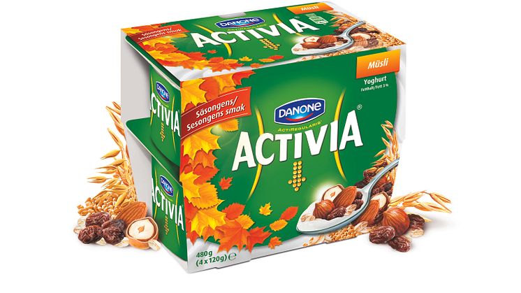 En krispig höst & vinternyhet - Activia Müsli!