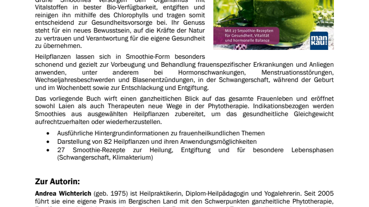 Waschzettel Heilpflanzen Smoothies