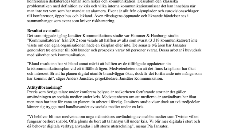 Hur digital är kriskommunikationen?