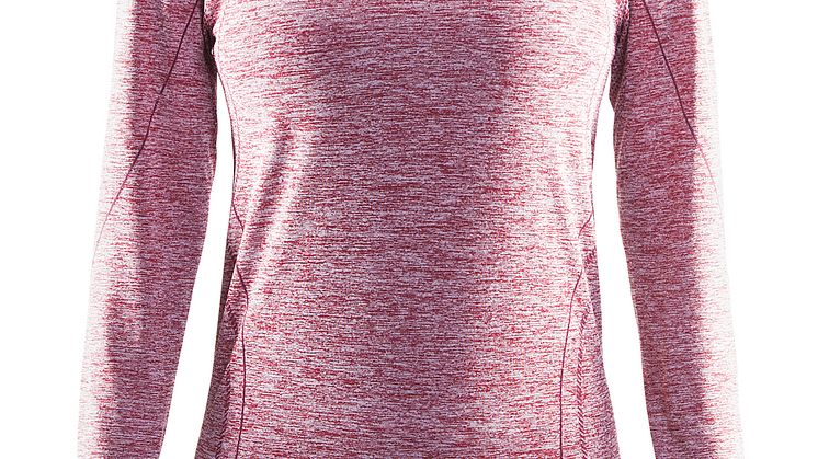 Active Comfort round neck long sleeve - Women - Color: Ruby