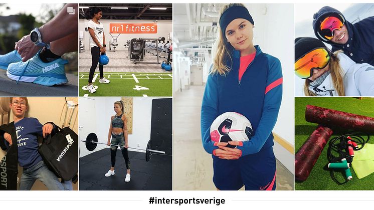 Exempel på inspirerande bilder från Intersports användare.