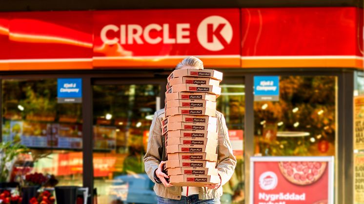 Mer pizza på Circle K