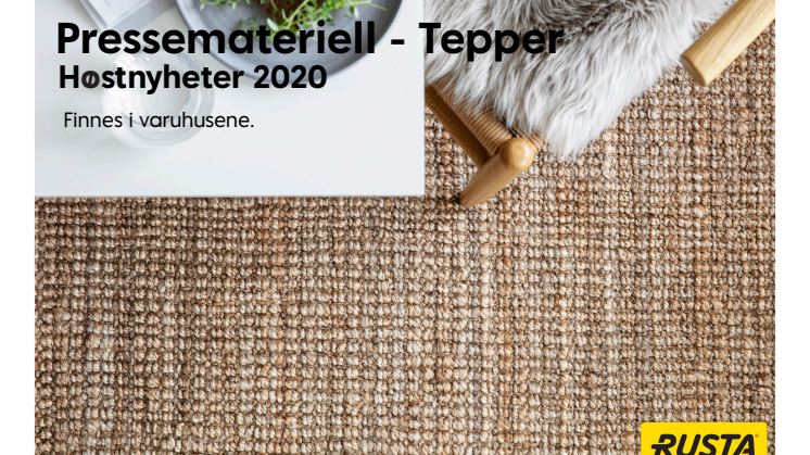 Pressemateriell Tepper - Høst 2020