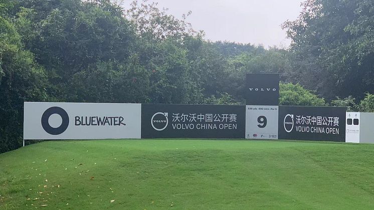 Volvo China Open returns to Asian Tour as International Series event and partners with Bluewater to end the need for single-use plastic bottles