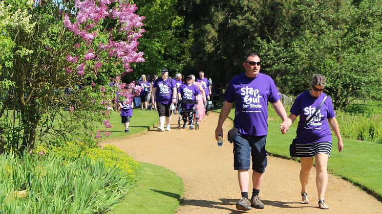 Survivors take a Step Out for Stroke in Chelmsford