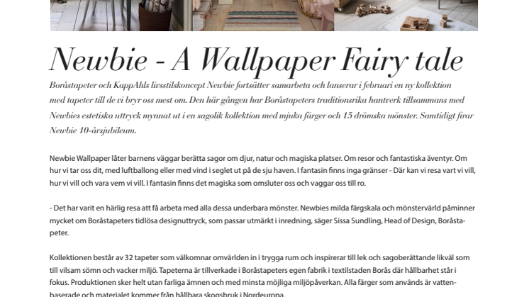 Newbie - A Wallpaper Fairy tale